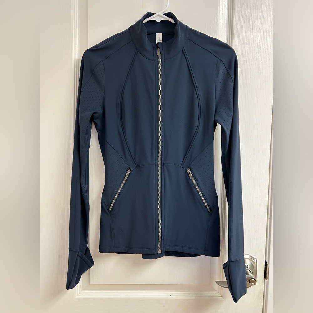 Lululemon Define Jacket, Deep Blue Green size 6